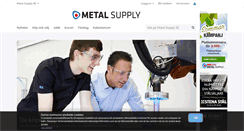 Desktop Screenshot of metal-supply.se