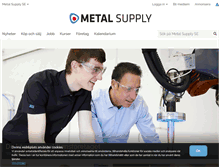 Tablet Screenshot of metal-supply.se